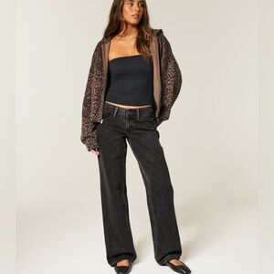 NWT Hollister Low-Rise Baggy Jeans Size 0 Regular Waist 25